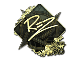 Sticker | REZ (Gold) | Rio 2022