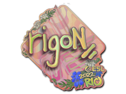 Sticker | rigoN (Holo) | Rio 2022