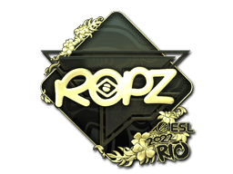Sticker | ropz (Gold) | Rio 2022