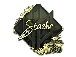 Sticker | Staehr (Gold) | Rio 2022