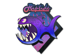 Sticker | Purple Jaggyfish
