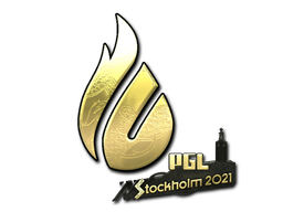 Sticker | Copenhagen Flames (Gold) | Stockholm 2021