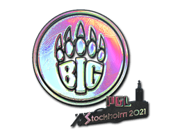 Sticker | BIG (Holo) | Stockholm 2021