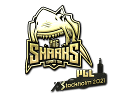 Sticker | Sharks Esports (Gold) | Stockholm 2021