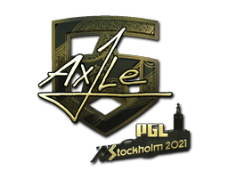 Sticker | Ax1Le (Gold) | Stockholm 2021