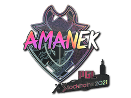 Sticker | AMANEK (Holo) | Stockholm 2021