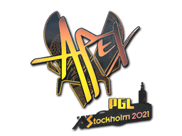 Sticker | apEX (Holo) | Stockholm 2021