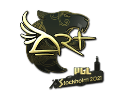 Sticker | arT (Gold) | Stockholm 2021