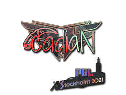 Sticker | cadiaN (Holo) | Stockholm 2021