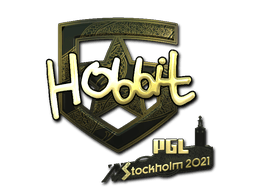 Sticker | HObbit (Gold) | Stockholm 2021