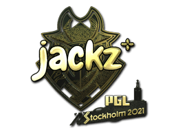 Sticker | JACKZ (Gold) | Stockholm 2021