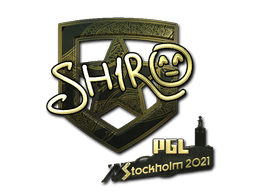 Sticker | sh1ro (Gold) | Stockholm 2021