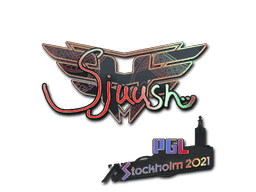 Sticker | sjuush (Holo) | Stockholm 2021