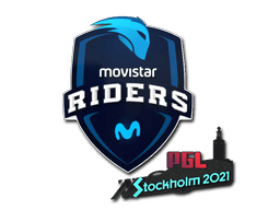 Sticker | Movistar Riders | Stockholm 2021