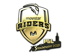 Sticker | Movistar Riders (Gold) | Stockholm 2021