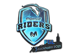 Sticker | Movistar Riders (Holo) | Stockholm 2021