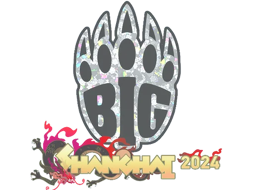 Sticker | BIG (Glitter) | Shanghai 2024