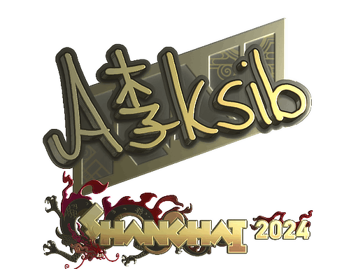 Sticker | Aleksib (Gold) | Shanghai 2024