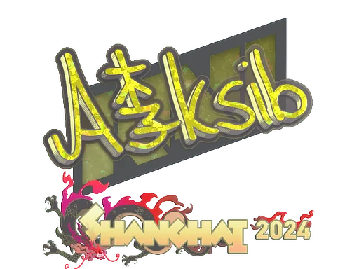 Sticker | Aleksib (Glitter) | Shanghai 2024