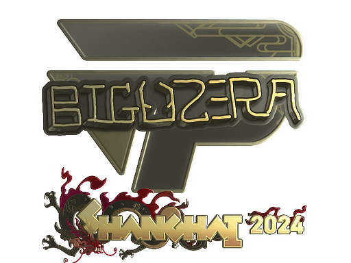 Sticker | biguzera (Gold) | Shanghai 2024