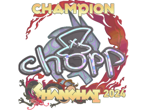 Sticker | chopper (Holo, Champion) | Shanghai 2024