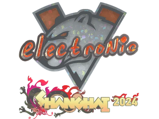 Sticker | electronic (Glitter) | Shanghai 2024