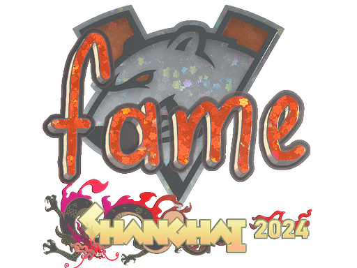 Sticker | fame (Glitter) | Shanghai 2024