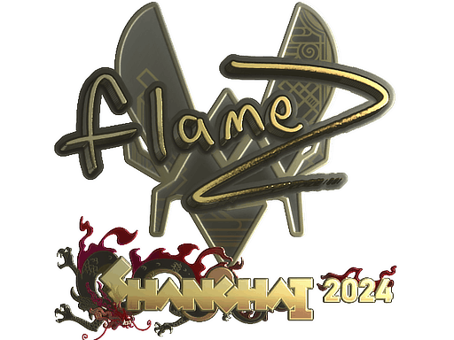 Sticker | FlameZ (Gold) | Shanghai 2024