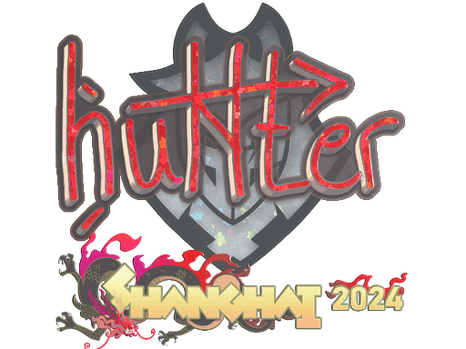 Sticker | huNter- (Glitter) | Shanghai 2024