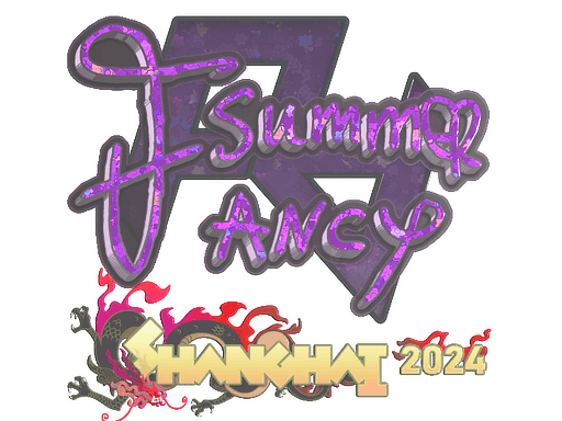 Sticker | Summer (Glitter) | Shanghai 2024