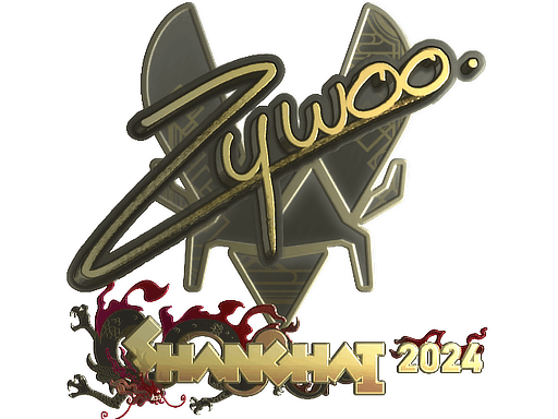 Sticker | ZywOo (Gold) | Shanghai 2024