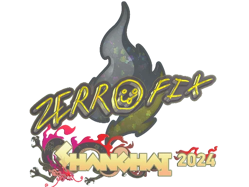 Sticker | zeRRoFIX (Glitter) | Shanghai 2024