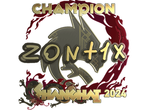 Sticker | zont1x (Gold, Champion) | Shanghai 2024