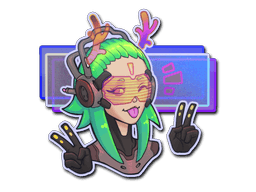 Sticker | V For Victory (Holo)