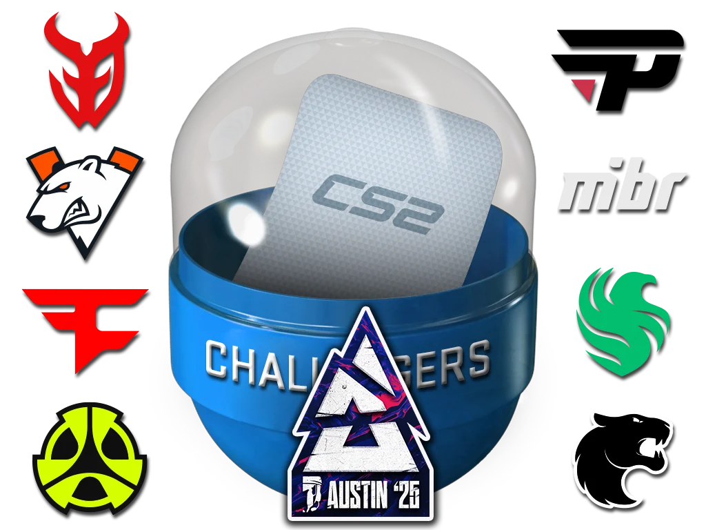 Austin 2025 Challengers Stickers