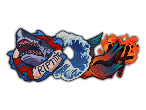 Operation Riptide Sticker Collection