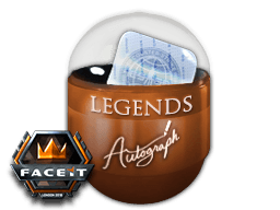 London 2018 Legends Autograph Stickers