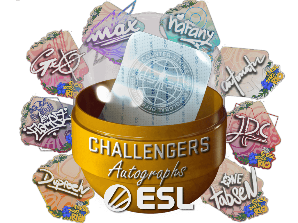 Rio 2022 Challengers Autograph Stickers