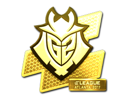 Sticker | G2 Esports (Gold) | Atlanta 2017