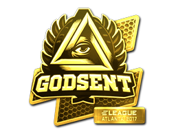 Sticker | GODSENT (Gold) | Atlanta 2017