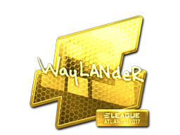 Sticker | wayLander (Gold) | Atlanta 2017