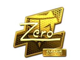 Sticker | Zero (Gold) | Atlanta 2017