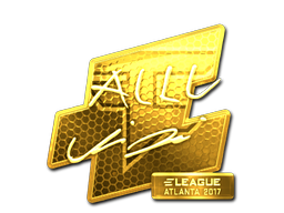 Sticker | allu (Gold) | Atlanta 2017