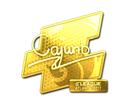 Sticker | cajunb (Gold) | Atlanta 2017