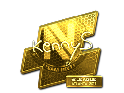 Sticker | kennyS (Gold) | Atlanta 2017