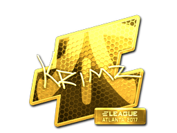 Sticker | KRIMZ (Gold) | Atlanta 2017