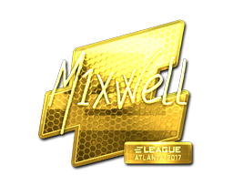 Sticker | mixwell (Gold) | Atlanta 2017
