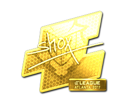 Sticker | shox (Gold) | Atlanta 2017
