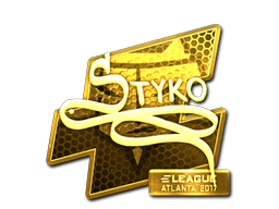 Sticker | STYKO (Gold) | Atlanta 2017