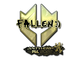 Sticker | FalleN (Gold) | Antwerp 2022